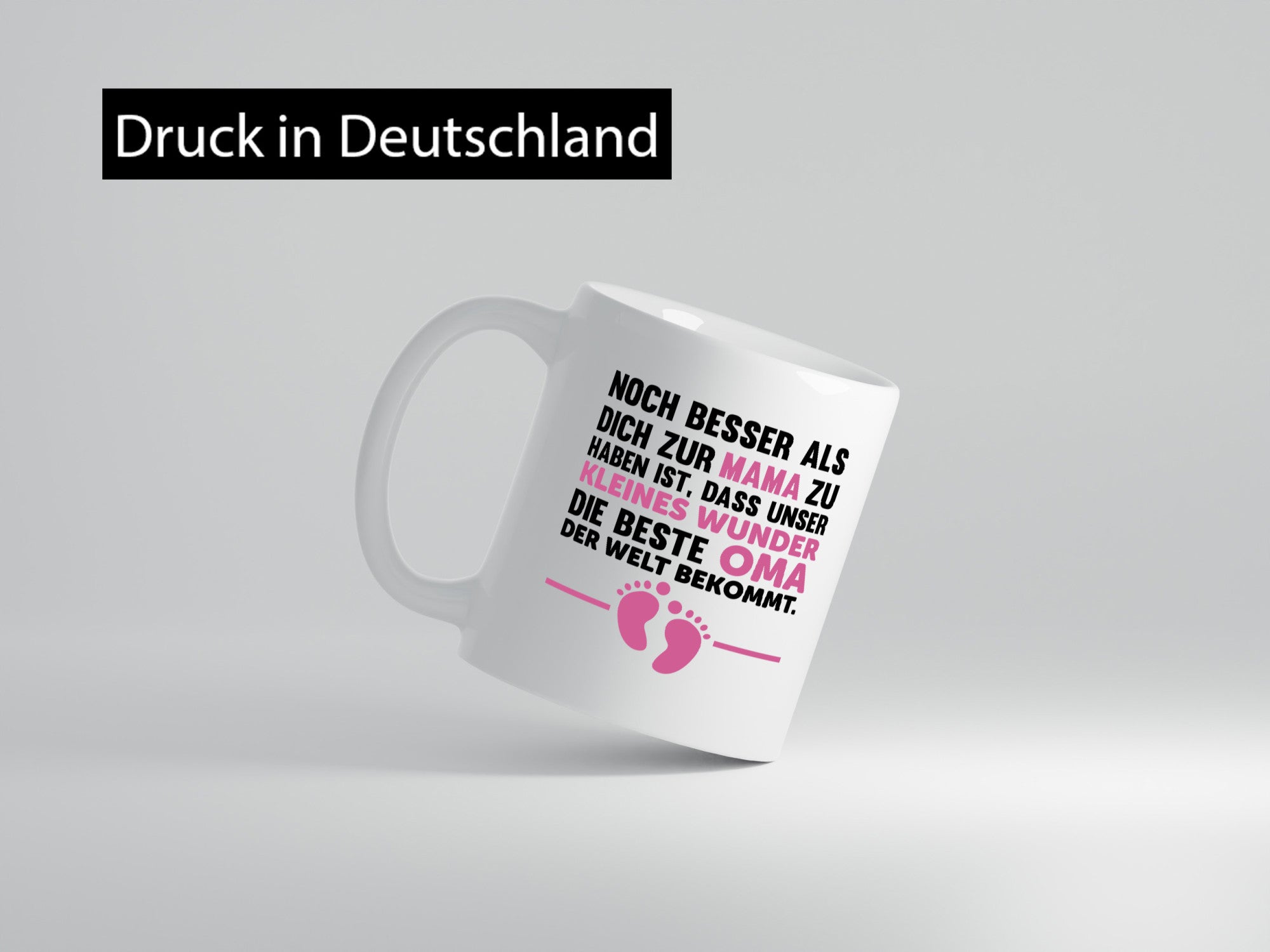 Beste Oma der Welt | Geburt Tasse Schwangerschaft Humor Familie Geschenkidee