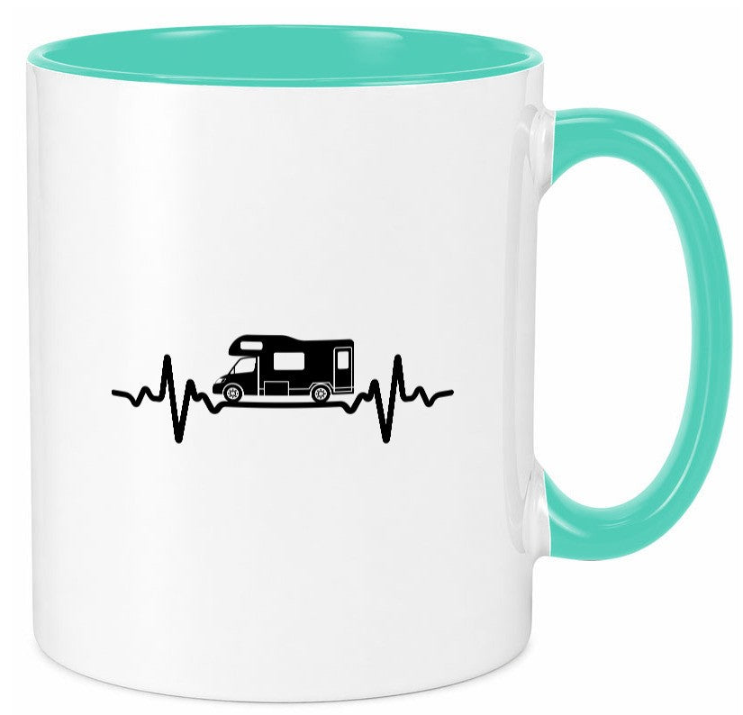 Wohnmobil | Herzschlag lustiger Spruch Geschenk Humor Geschenkidee Tasse