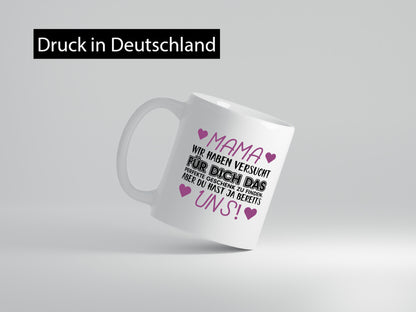 Mama Tasse | lustiger Spruch Muttertag Kinder Humor Familie Geschenkidee