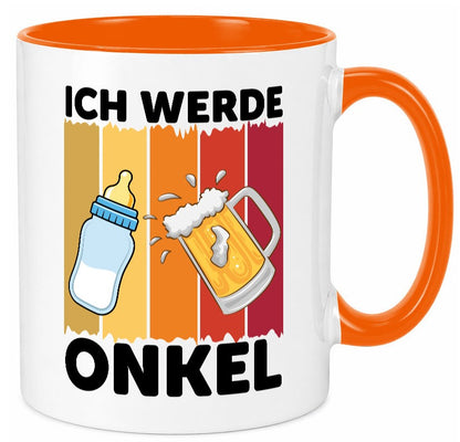 Ich werde Onkel | Patenonkel Schwangerschaft ankündigung v2 lustiger Spruch Tasse