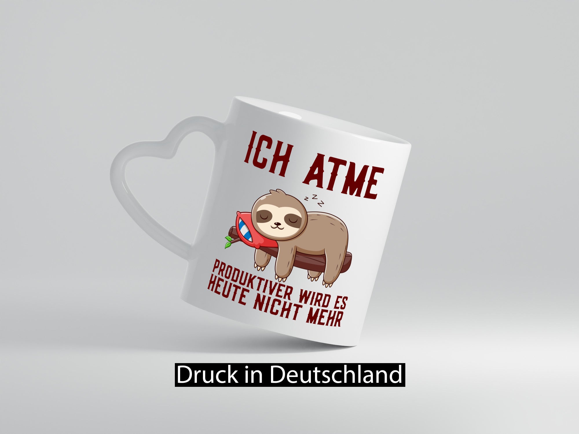 Ich atme | Faultier Faulpelz unproduktiv Schlafen Humor Tierliebhaber