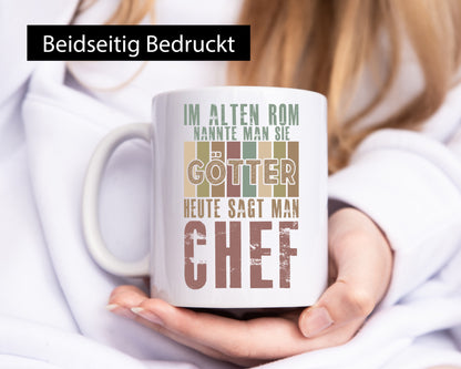 Heute sagt man: Chef | Führungskraft Vorgesetzter Geschenkidee Arbeit Kollegen