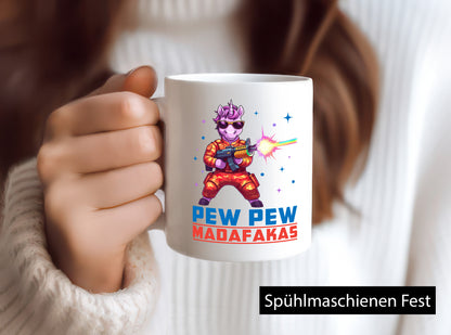 Pew Madafakas vl5 lustiger Spruch Geschenk Humor Geschenkidee Tasse