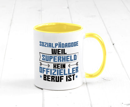 Superheld Sozialpädagoge | Pädagoge lustig Humor Geschenkidee Geschenk Tasse