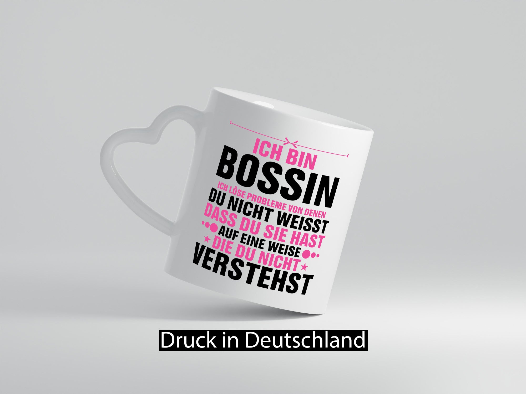Löse Probleme: Bossin | Führungskraft Vorgesetzte lustig Humor Geschenkidee