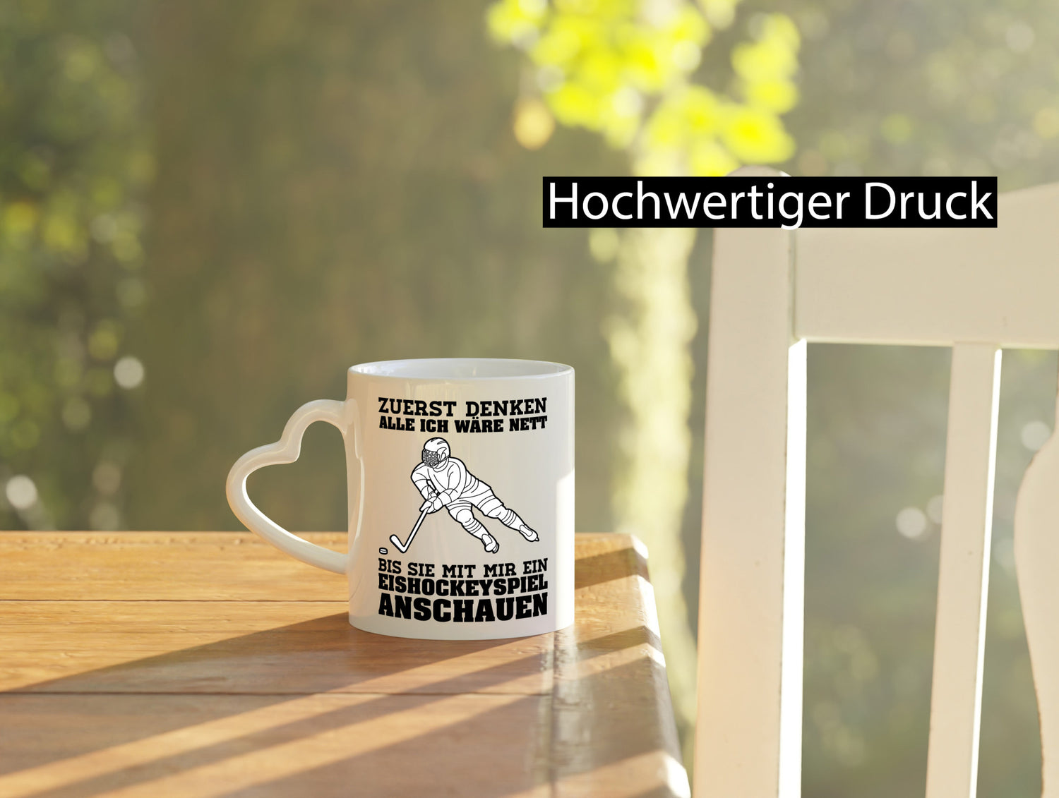 Eishockeyspiel | Eishockeyfan Tasse Eishockeyspieler Humor Geschenkidee