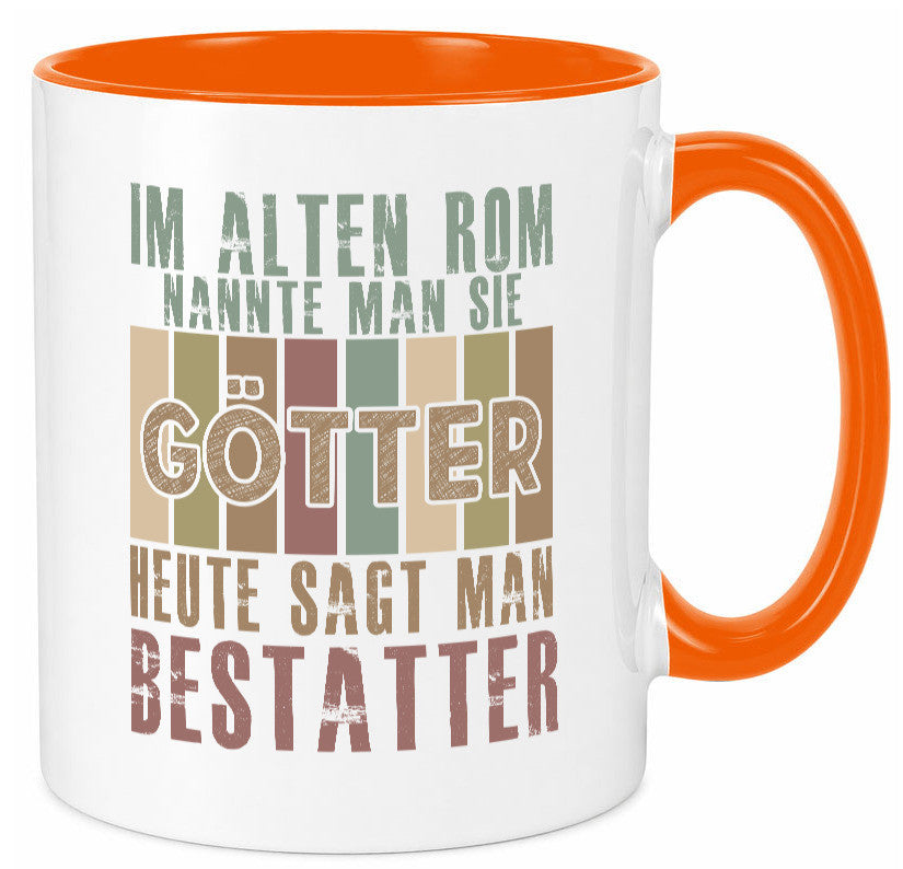 Heute sagt man: Bestatter | Bestattung Totengräber Geschenk Humor Geschenkidee