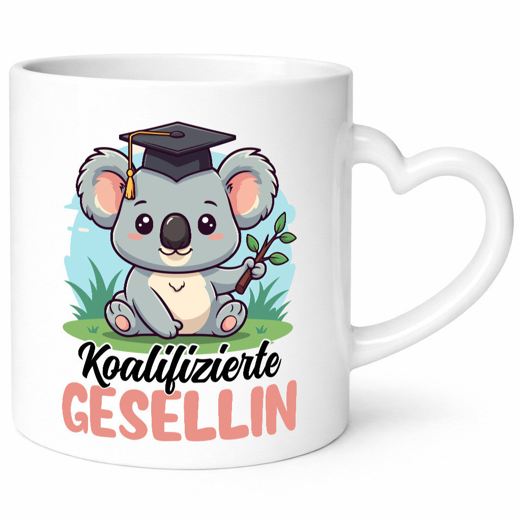 Koalifizierte Gesellin | Handwerkerinnen Geschenkidee Humor Tasse