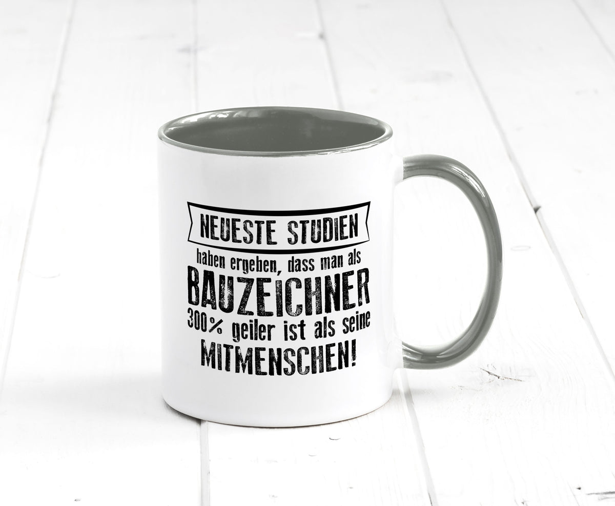 Neuste Studien: Bauzeichner | Zeichner Humor Geschenkidee Tasse