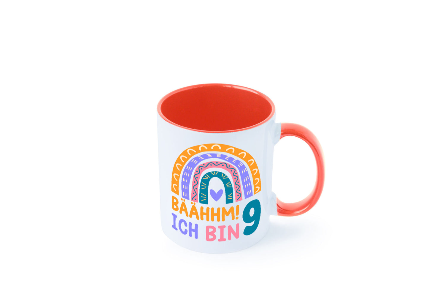 9. Geburtstag | 9 Jahre Regenbogen Bääm Mädchen Geschenk Geschenkidee lustiger