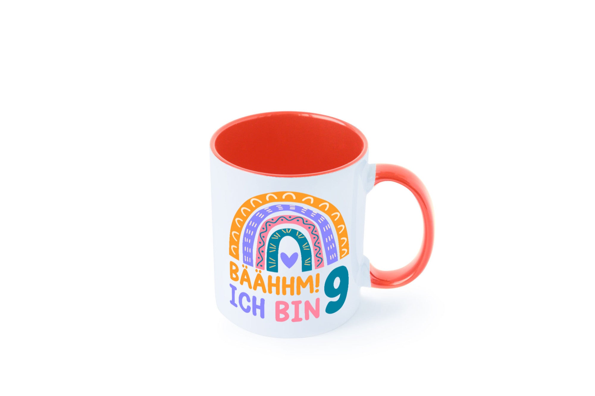 9. Geburtstag | 9 Jahre Regenbogen Bääm Mädchen Geschenk Geschenkidee lustiger