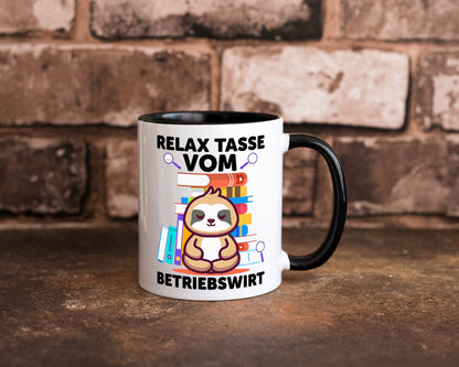 Relax Tasse: Betriebswirt | Betriebswirtschaft lustiger Spruch Geschenk Humor