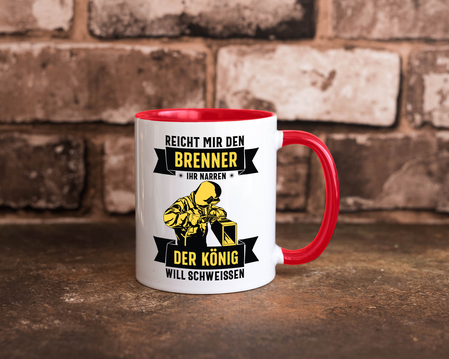 König will schweissen | Schweisser Sterne lustiger Spruch Geschenk Humor
