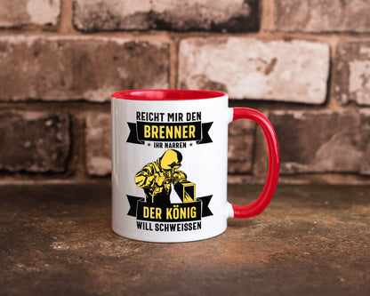 König will schweissen | Schweisser Sterne lustiger Spruch Geschenk Humor
