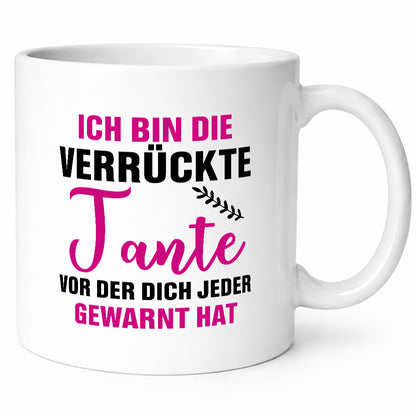 Verrückte Tante | &amp; Nichte Neffe Geschenk Humor Geschenkidee lustiger Spruch