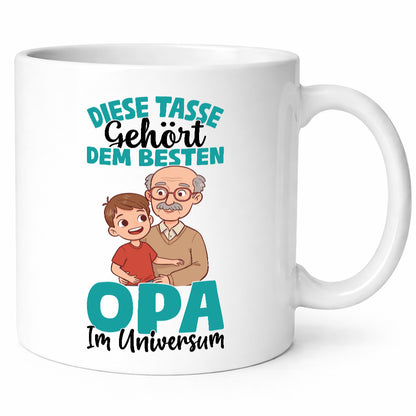 Im Universum: Opa | Großvater Enkel Familie Geschenk Geschenkidee lustiger