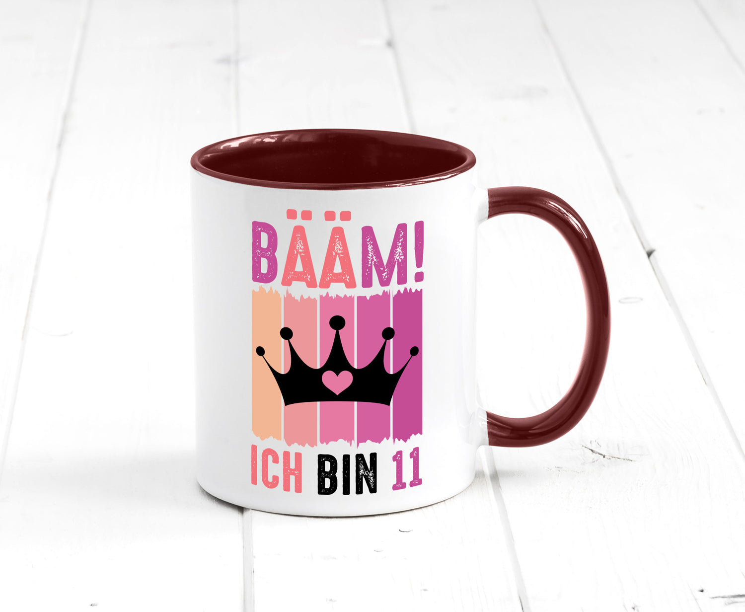 11. Geburtstag | 11 Jahre Bääm ich bin Krone Humor Geschenkidee Tasse