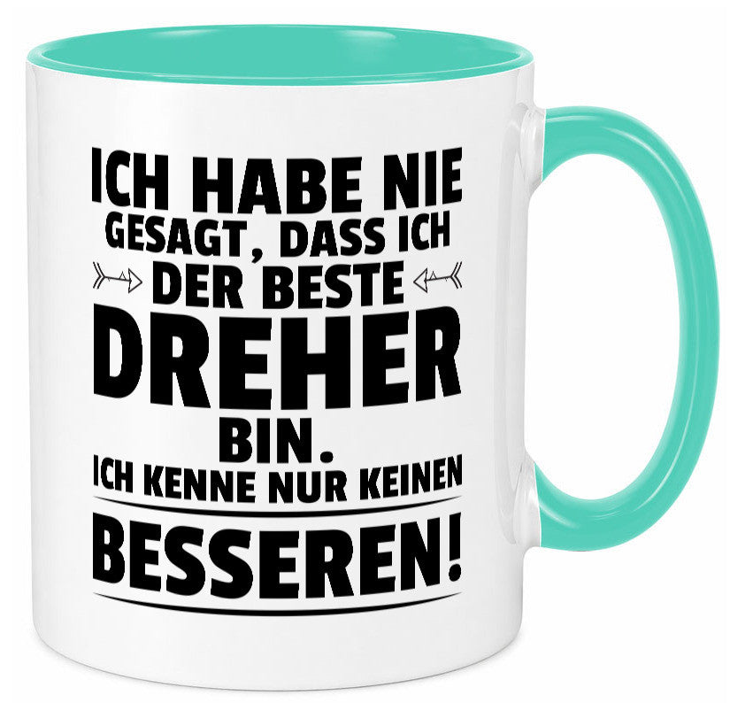 Der Beste Dreher | Fräser lustiger Spruch Geschenk Humor Geschenkidee Tasse