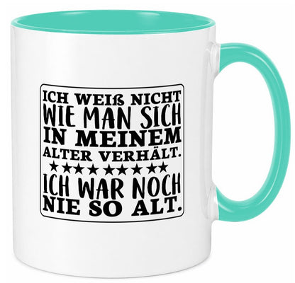 Noch nie so alt | Geburtstag Spruchtasse Humor Geschenkidee Tasse