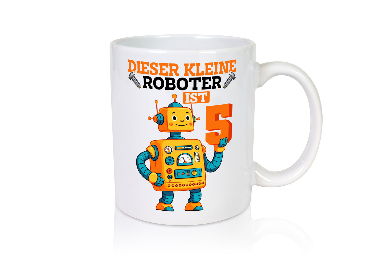 5. Geburtstag | 5 Jahre Roboter Junge lustiger Spruch Geschenk Geschenkidee