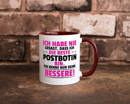 Die Beste Postbotin | Beruf Post Briefträger Geschenk Arbeit Kollegen Büro