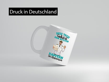 Im Universum: Kapitän | Schiffskapitän Schiff lustig Humor Geschenkidee