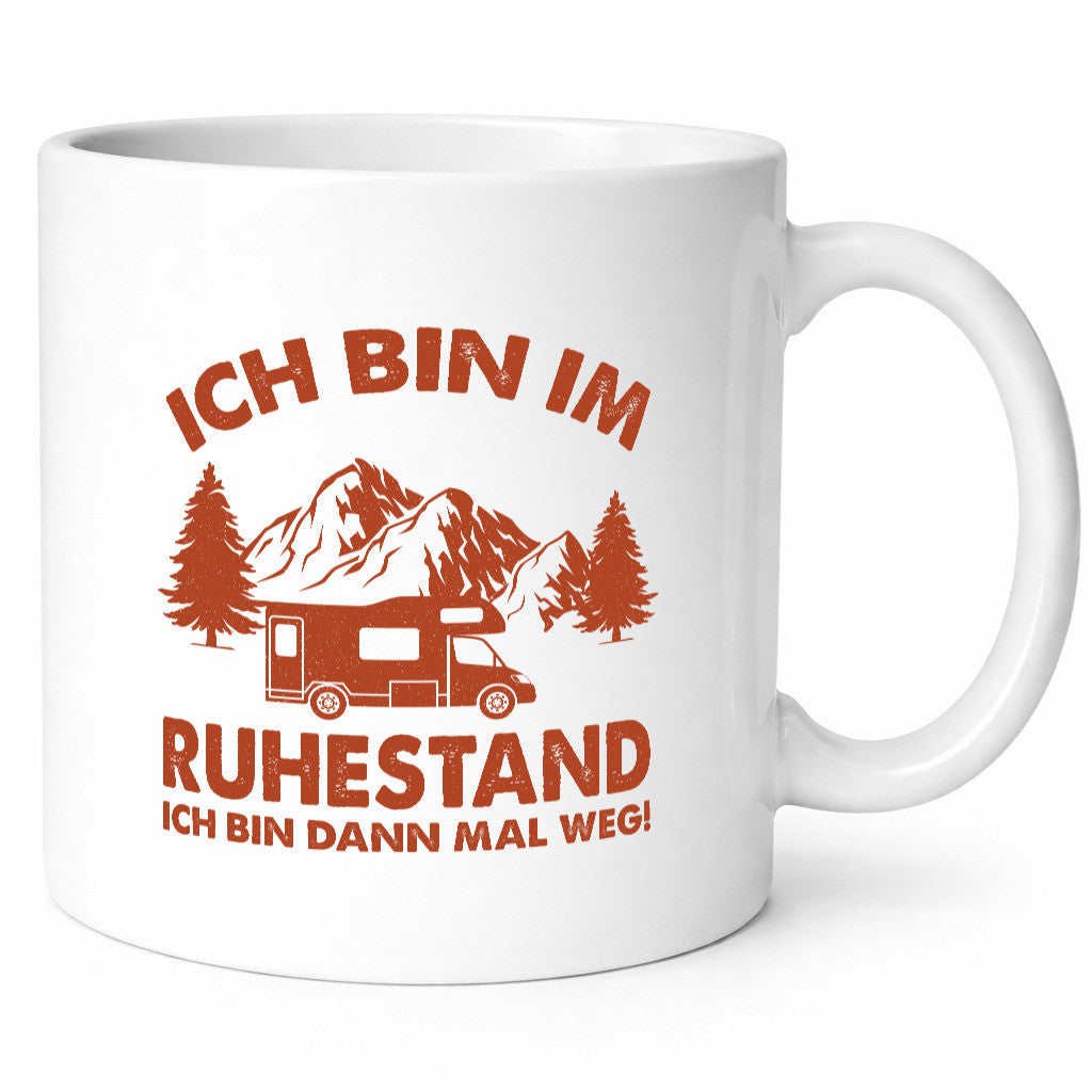 Bin im Ruhestand, dann mal weg | Wohnmobil lustig Ruhestand Jubiläum Geschenk