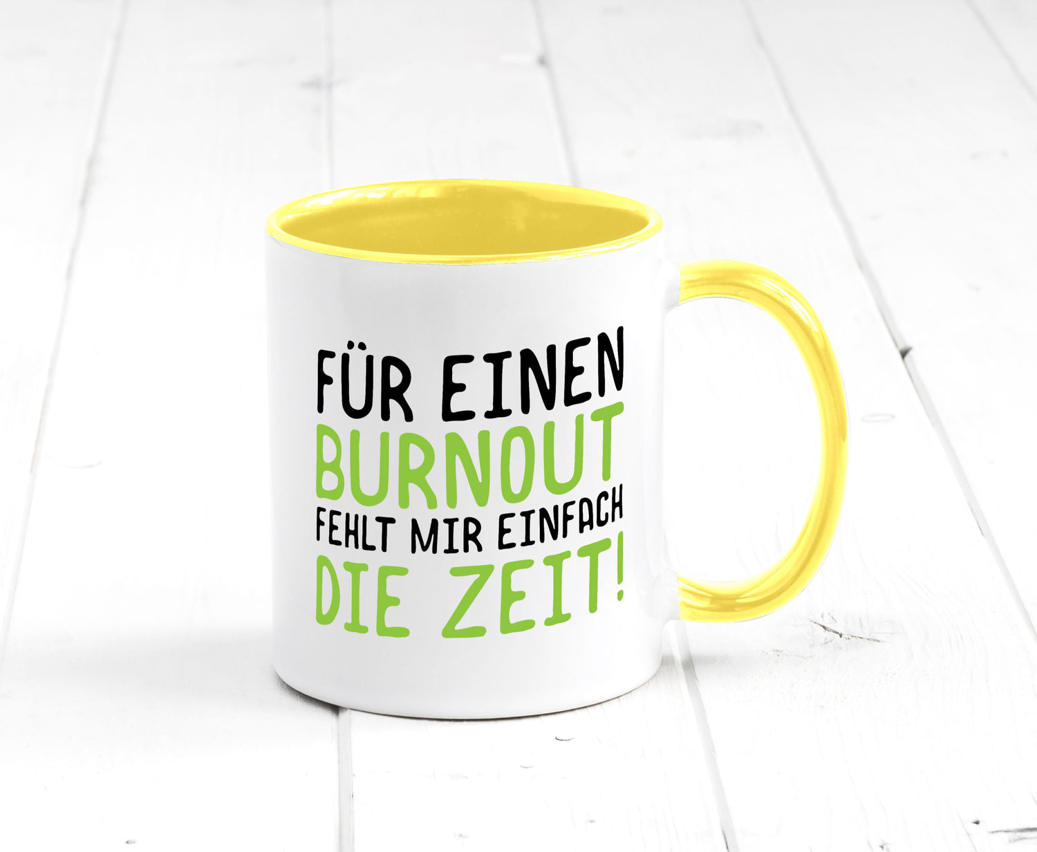 Für Burnout fehlt die Zeit | Stress Arbeit Kollegen Geschenkidee Büro Humor