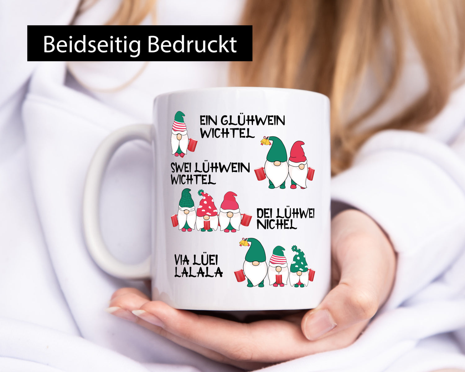 Glühwein Wichtel | Wichtelmännchen Alkohol Geschenkidee Humor Tasse