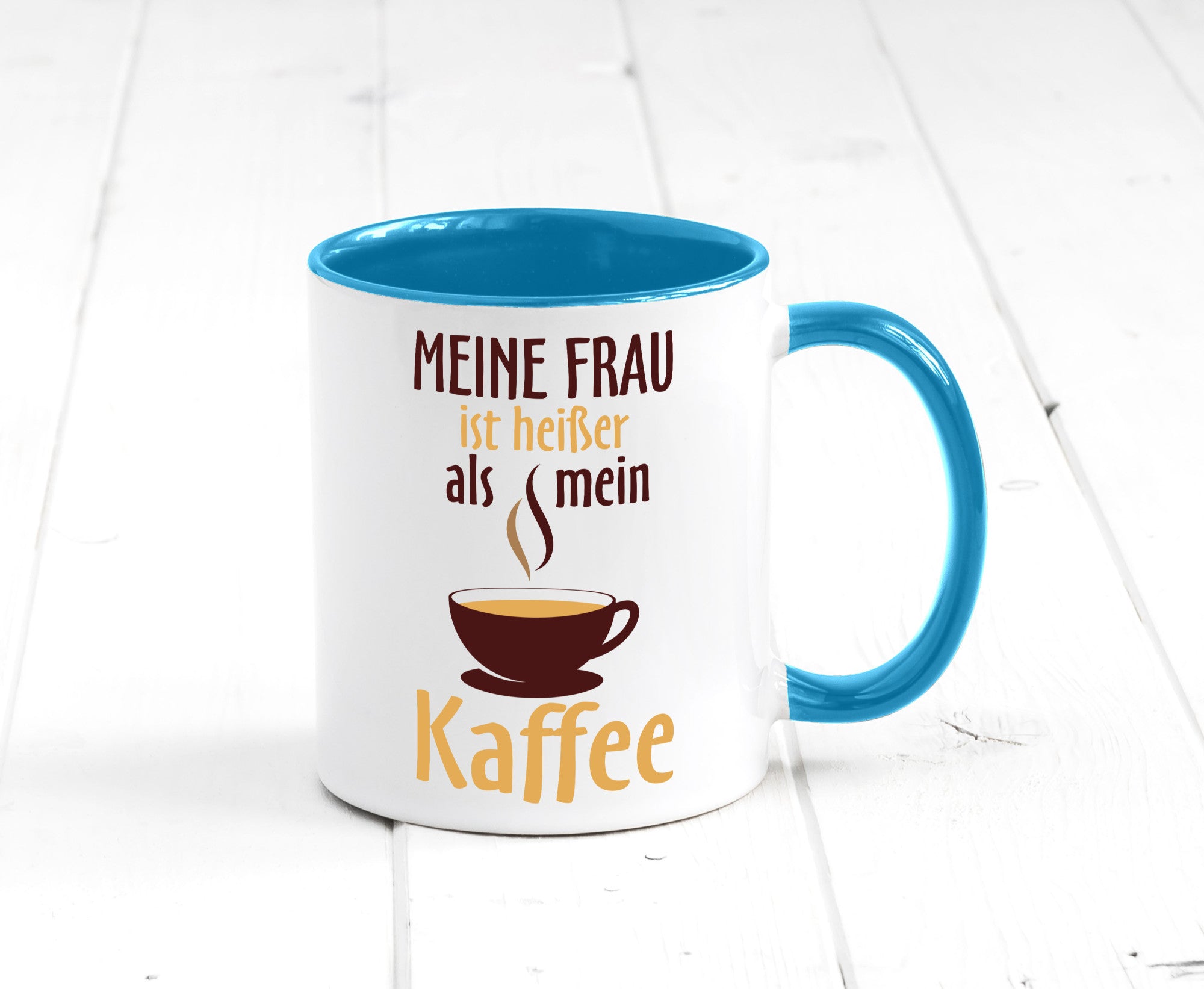 Meine Frau ist heißer als Kaffee | Ehe Partnerschaft Geschenk Humor