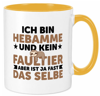 Ich bin kein Faultier: Hebamme | Geburtshilfe v2 lustig Tierliebhaber Humor