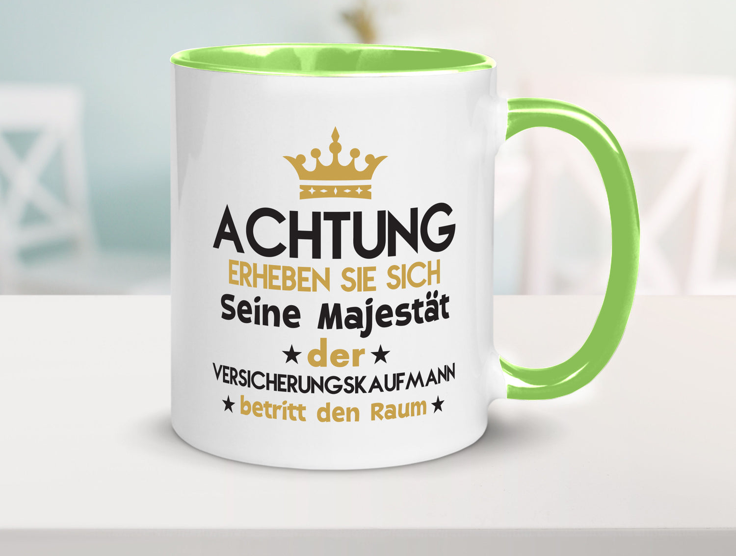 Seine Majestät Versicherungskaufmann | Kaufmann Geschenkidee Humor Tasse