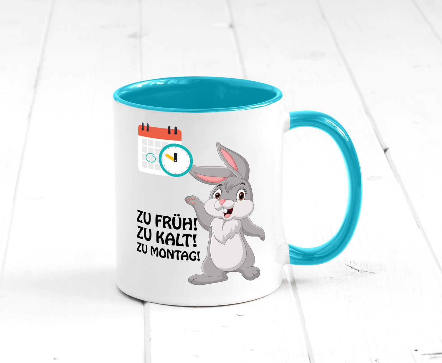 Kalter Montag Geschenkidee Humor Tasse