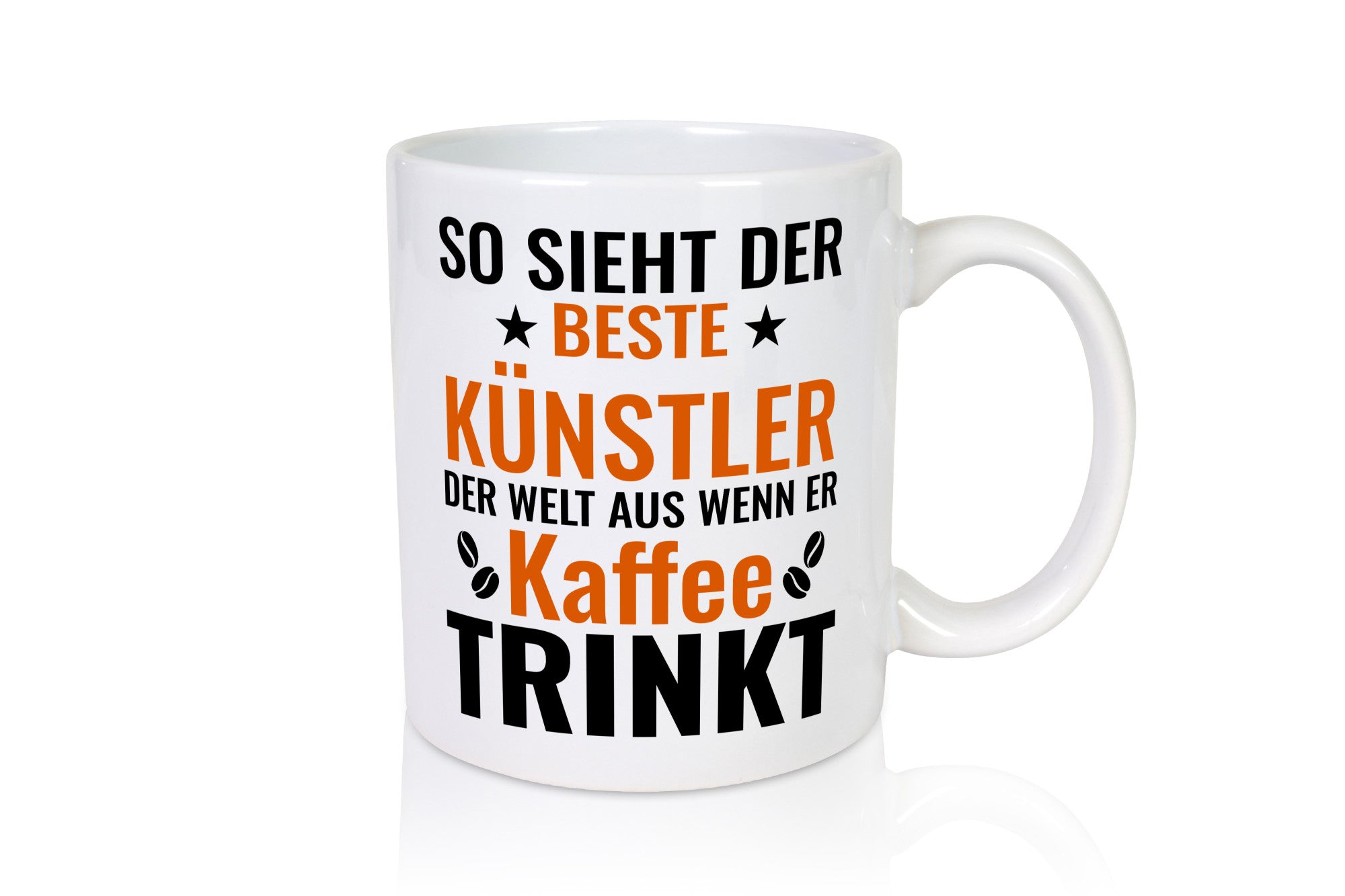 Kaffee trinkt: Künstler | Kunst Geschenkidee Humor Tasse