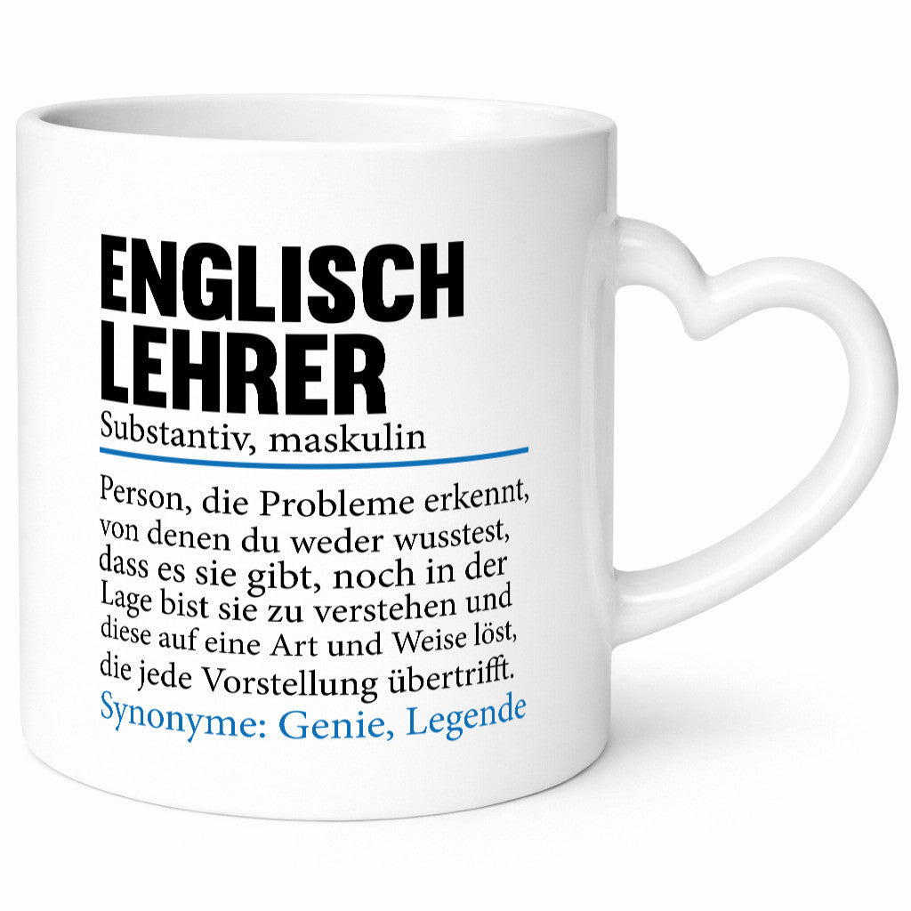 Englischlehrer | Lehrer Schule Englisch Geschenkidee Humor Tasse