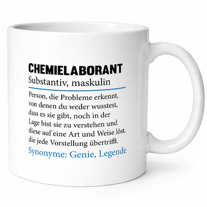 Chemielaborant | lustig Laborant Chemie Beruf Geschenk Arbeit Kollegen Büro