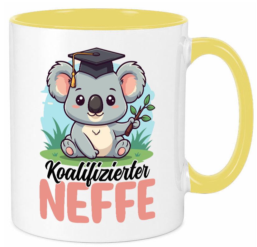 Koalifizierter Neffe | Familie Bruder Bester Onkel Geschenkidee Humor Tasse
