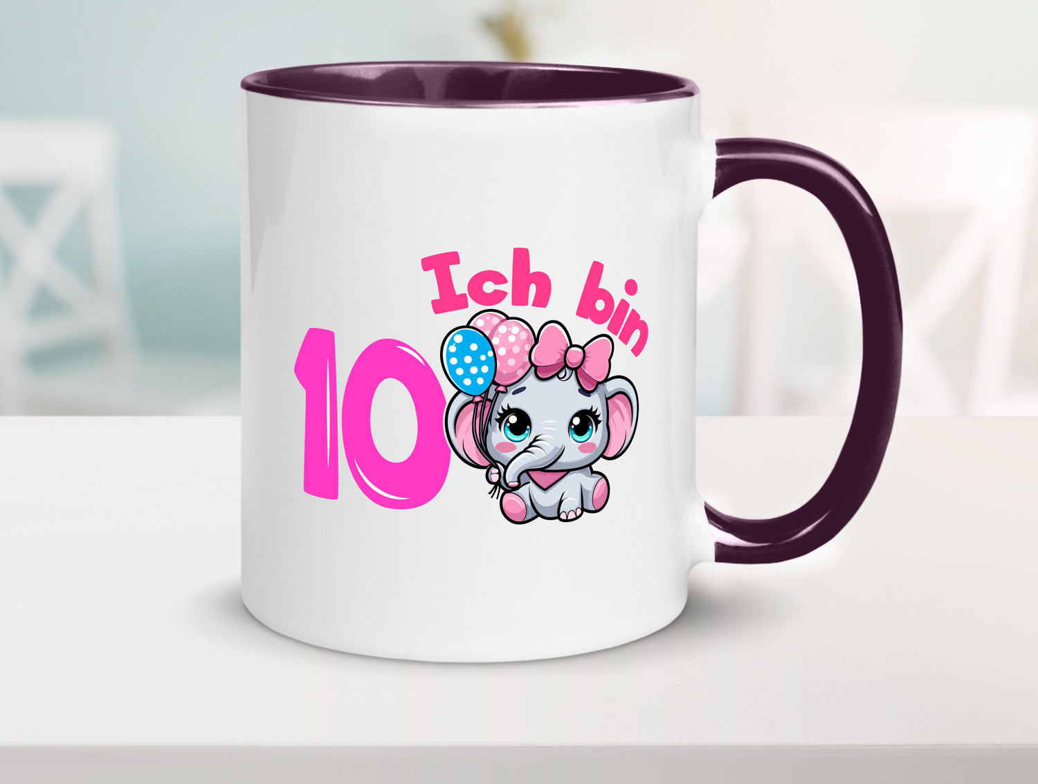 10. Geburtstag | 10 Jahre Elefant Mädchen Geschenk Geschenkidee lustiger Spruch