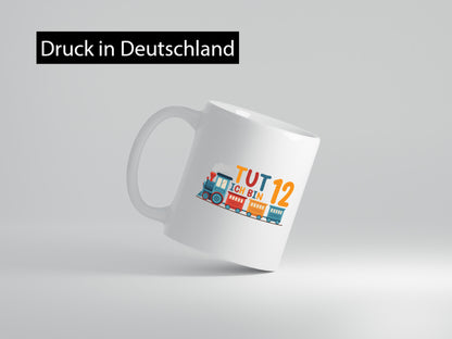12. Geburtstag | 12 Jahre Eisenbahn Zug junge Geschenkidee Humor Tasse