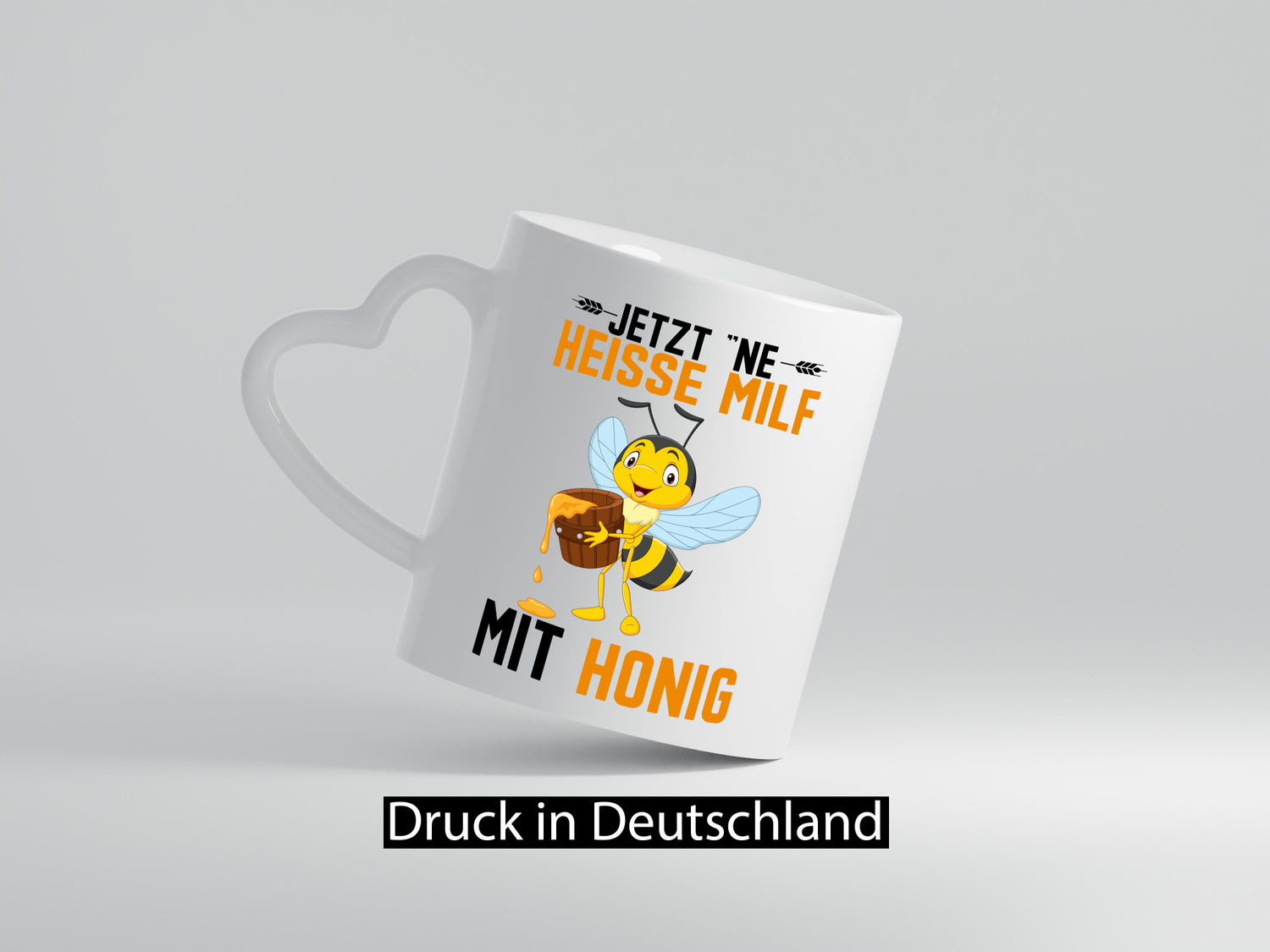 Jetzt ne heisse Milf mit Honig | Imker Geschenkidee Humor Tasse
