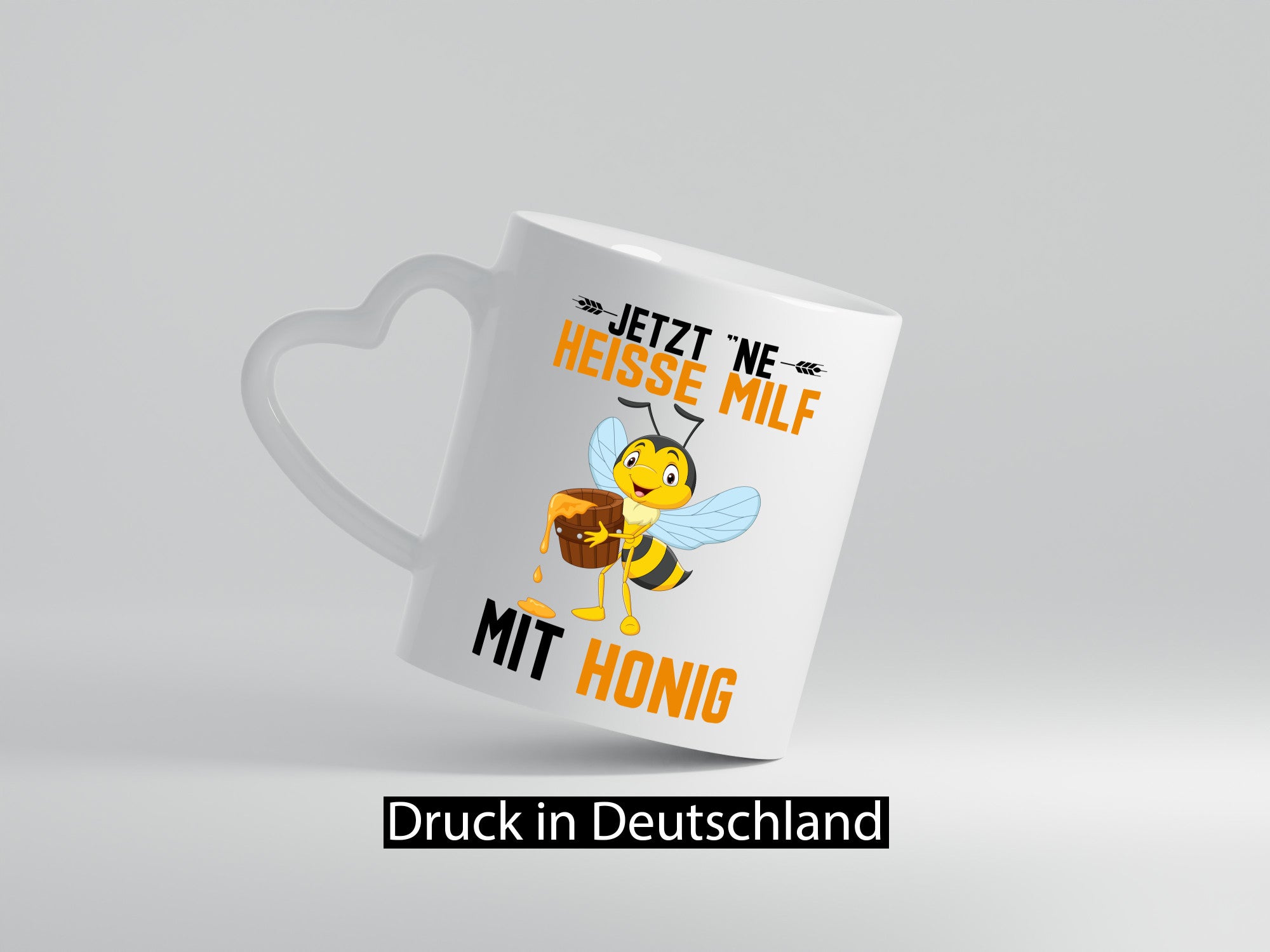 Jetzt ne heisse Milf mit Honig | Imker Geschenkidee Humor Tasse