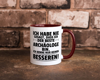 Der Beste Archäologe | Archäologie Forscher Humor Geschenkidee Tasse