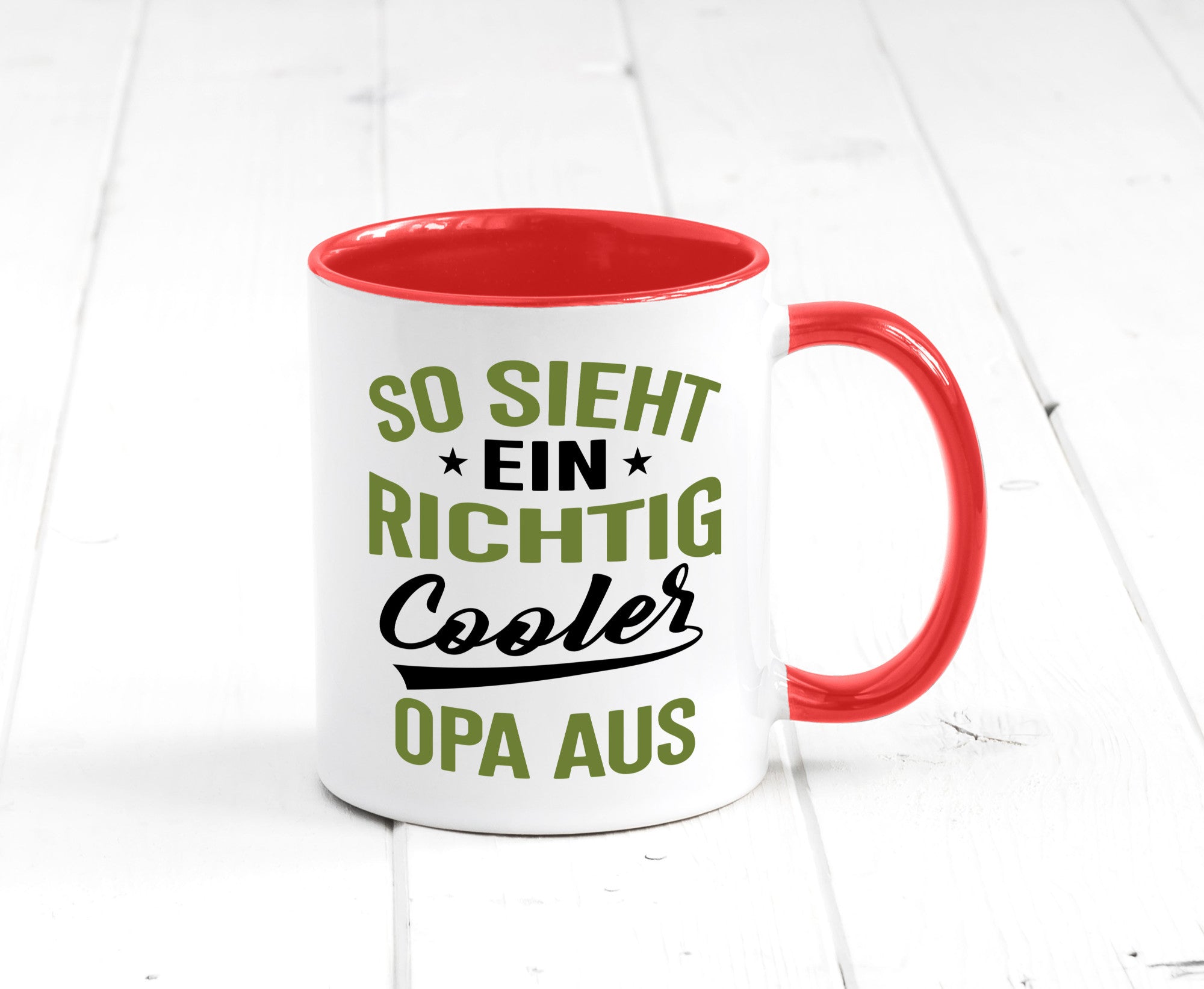 So sieht ein richtig Cooler Opa aus | Großvater Geschenkidee Familie Humor Tasse