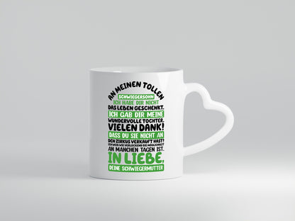 An meinen tollen Schwiegersohn vl8 Geschenk Familie Geschenkidee lustiger