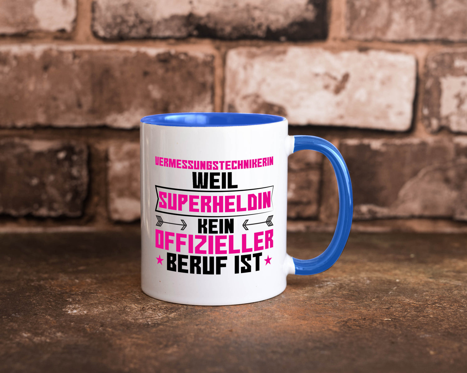 Superheldin Vermessungstechnikerin | Techniker Humor Geschenkidee Tasse