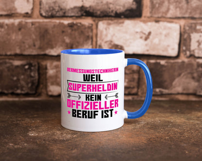 Superheldin Vermessungstechnikerin | Techniker Humor Geschenkidee Tasse