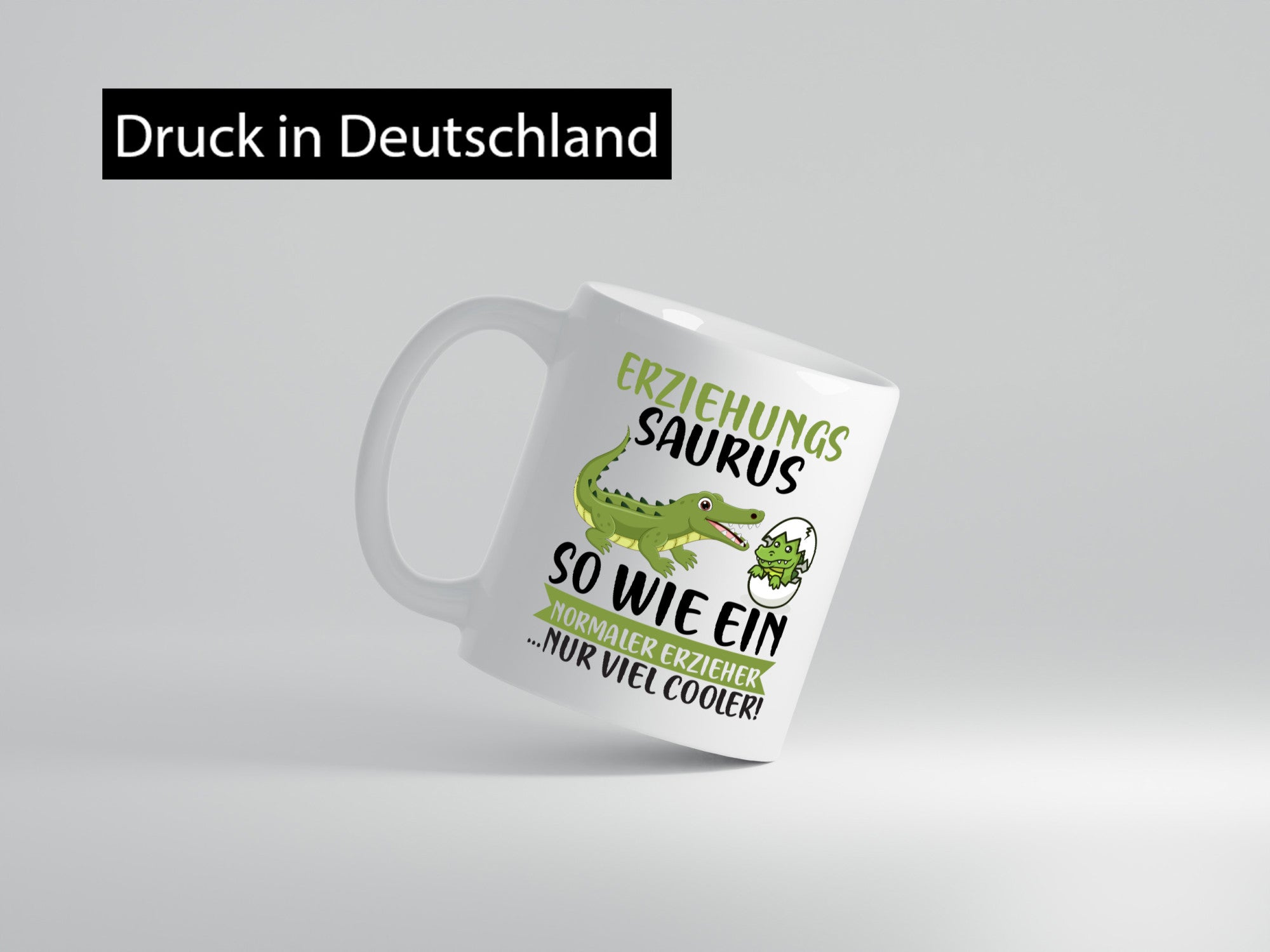 Erziehungsaurus | Kindergärtner Erzieherin Erzieher Humor Geschenkidee Tasse