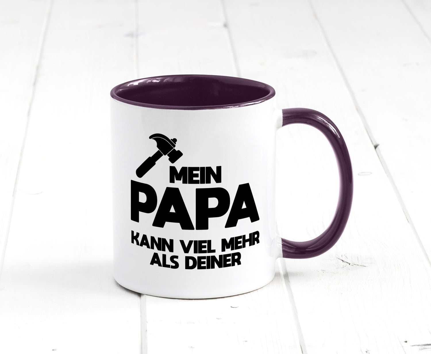 Mein papa kann viel mehr als deiner | Bester lustiger Spruch Geschenk Humor