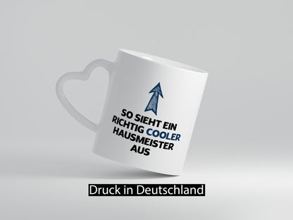 Richtig Cooler Hausmeister | Geschenkidee Humor Tasse