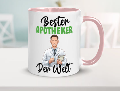 Bester Apotheker | Apotheke Pharmazie v2 Humor Geschenkidee Tasse